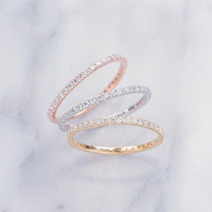 フルエタニティリング　3色