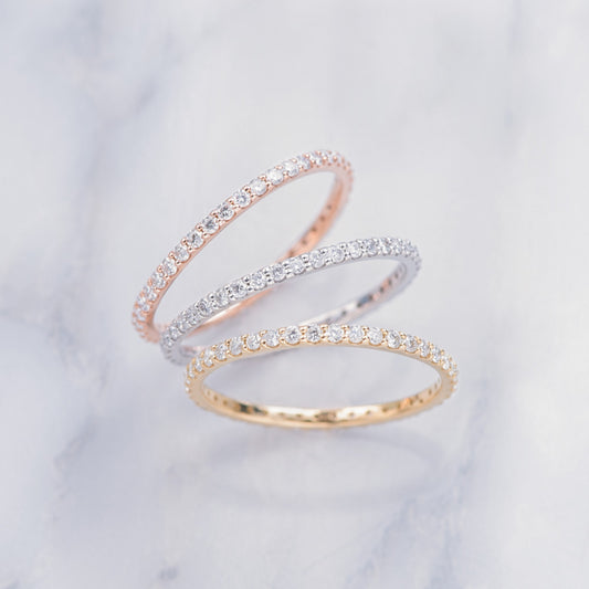 フルエタニティリング　3色